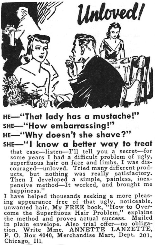shaving advert